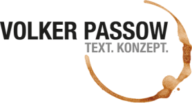 Volker Passow Text. Konzept.